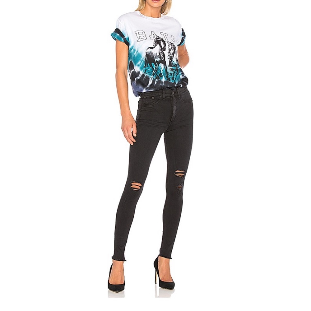 Rag and bone high rise skinny